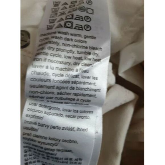 Women’s Calvin Klein Light Tan Khaki Flat Front Chino Shorts Size 12 - Picture 11 of 12